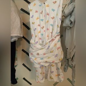 Bird halo sleep sack swaddle, so cute!